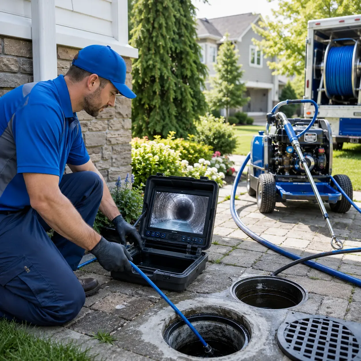 Outdoor drain cleaning professionals serving Homer, MI