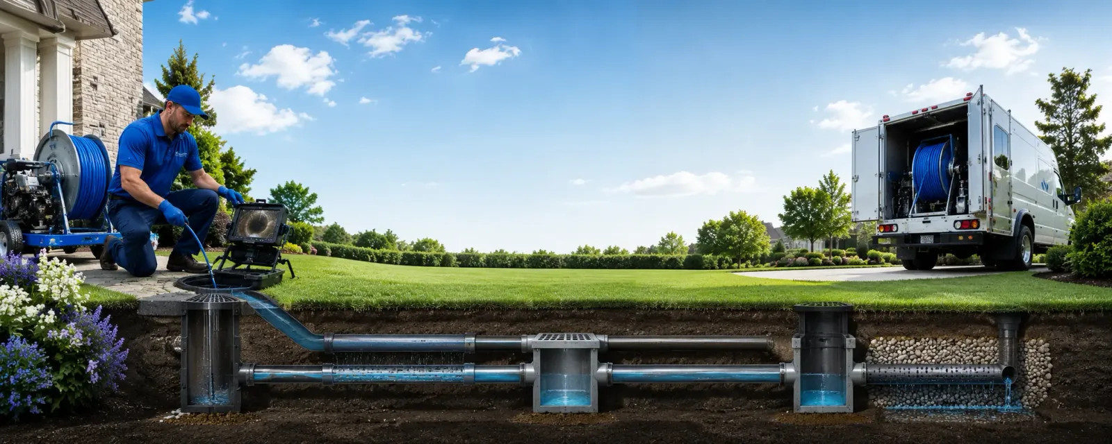 Outdoor drain cleaning information for Homer, MI